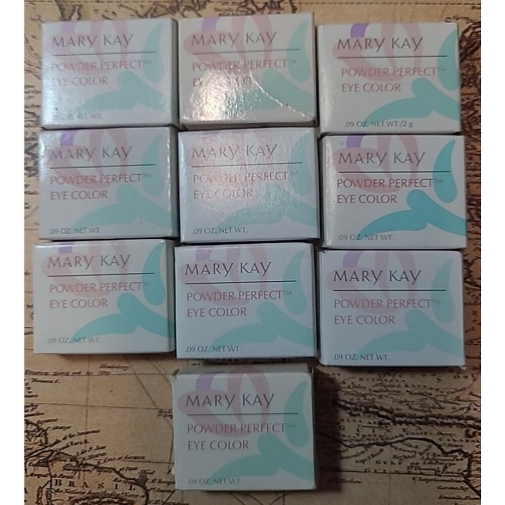 Lot of 10 - Mary Kay~POWDER PERFECT Eye Color New Old Stock Lot C
